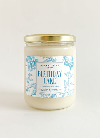 Birthday Cake 14 oz 100% Soy Wax Candle